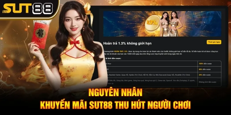 Nguyên nhân khuyến mãi Sut88 thu hút người chơi